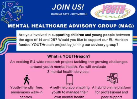 Join our Mental Health Advisory Group